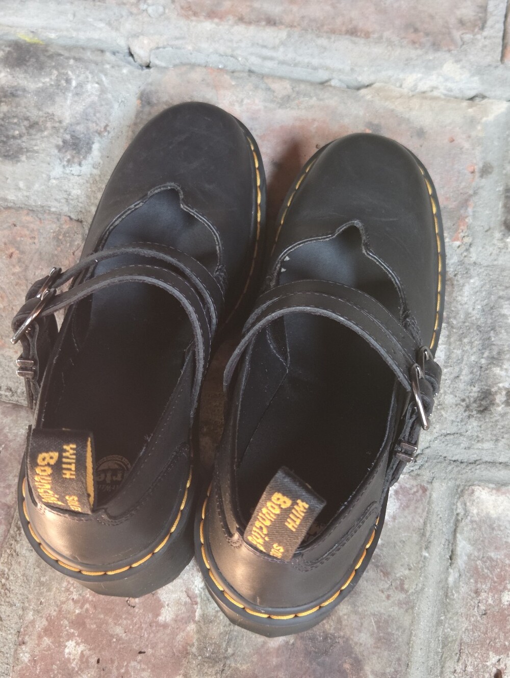 Dr. Martens Eviee Leather Heeled Shoes - Picture 9 of 12